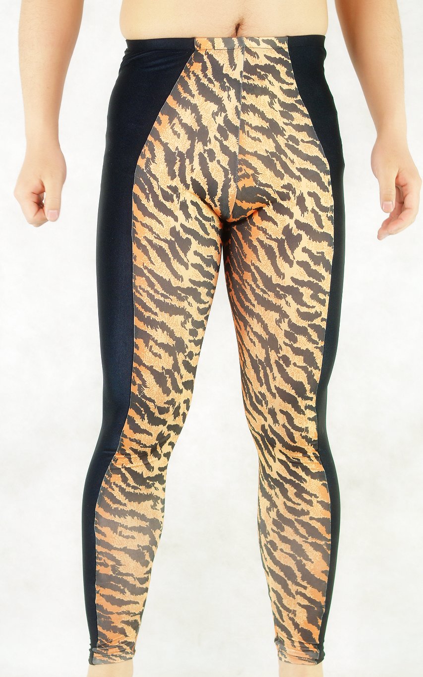 Leopard Black Spandex Leggings
